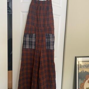 NATURAL LIFE Plaid jumpsuit